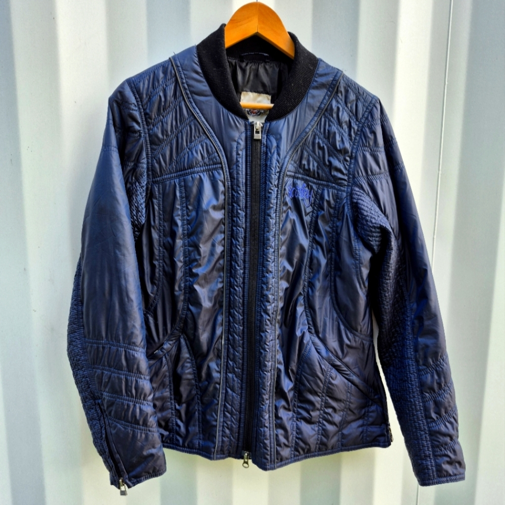 Harley Davidson Womens Jacket Size Large Navy Blue
